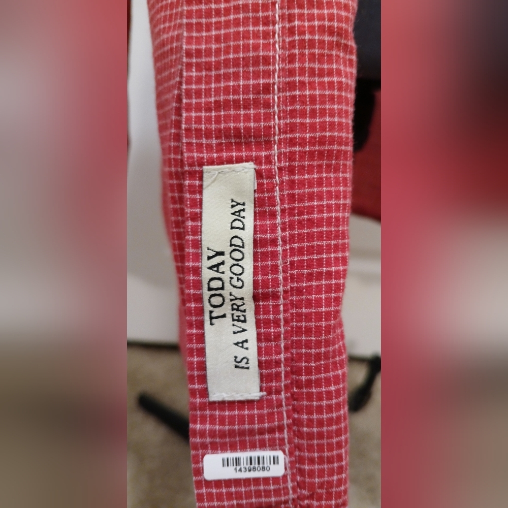 Men's Scotch & Soda Red Button Down Shirt - Picture 13 of 15